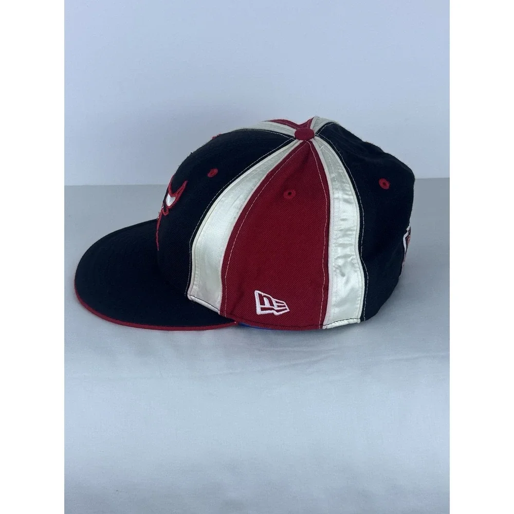 Chicago Bulls Windy City Pinwheel New Era Fitted Hat Size 7 3/4 NBA Basketball